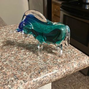 venetian glass bull
